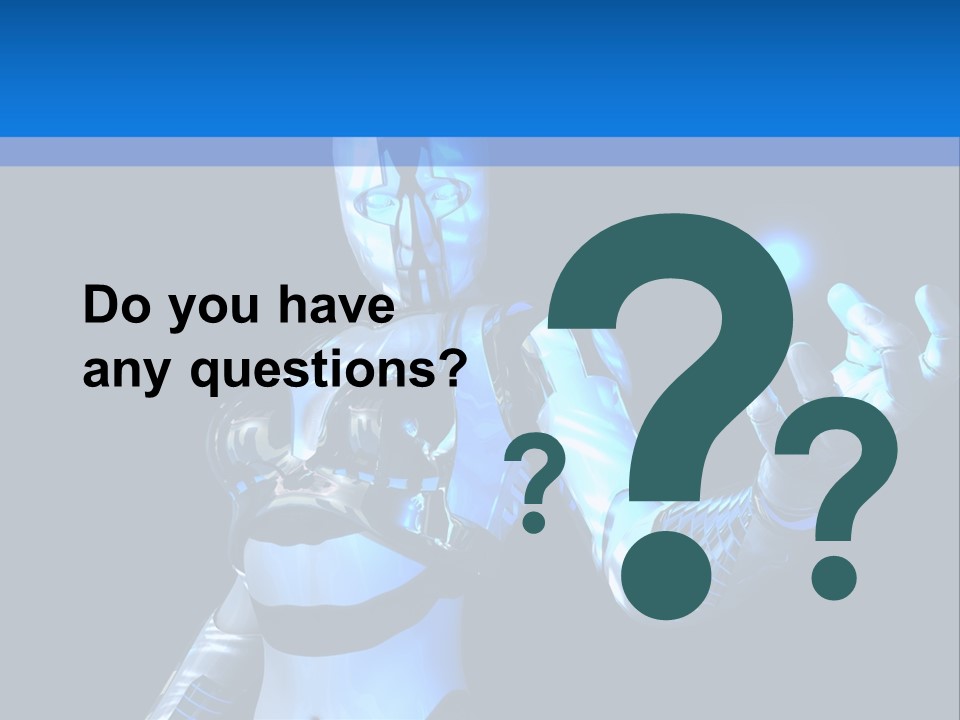 Steel Mechanical Face PowerPoint Template