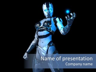 Face Beautiful Robotics PowerPoint Template