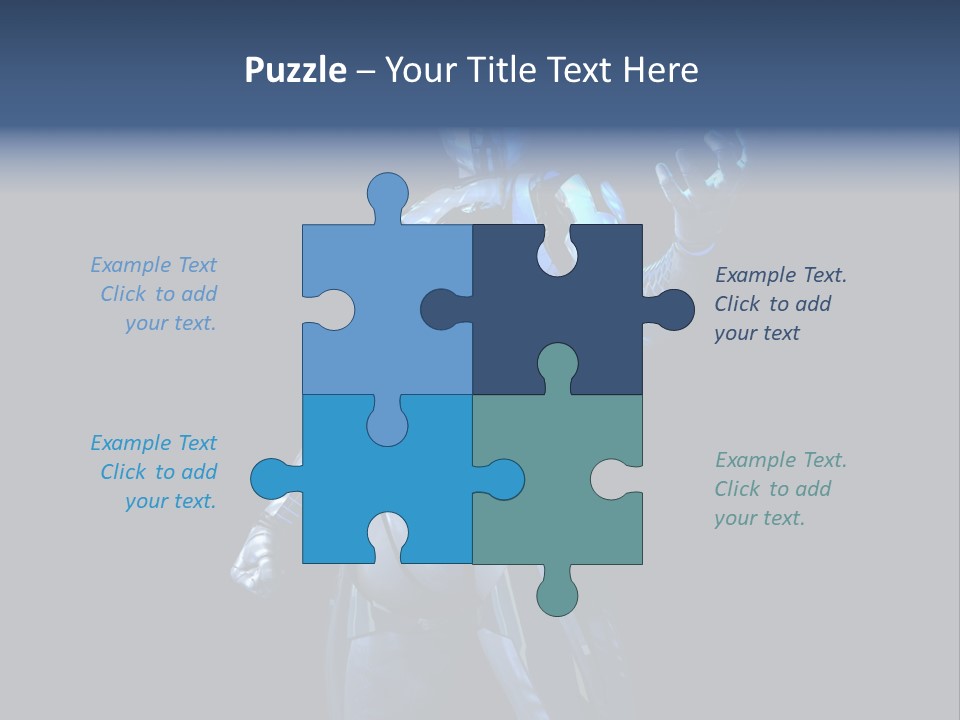 Face Beautiful Robotics PowerPoint Template