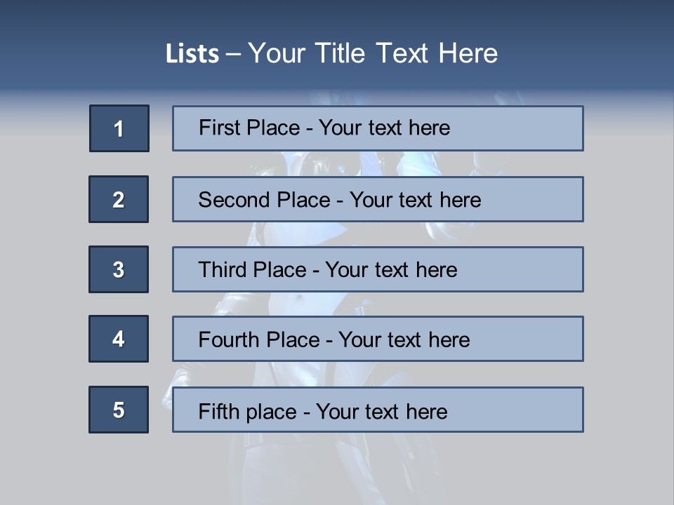 Face Beautiful Robotics PowerPoint Template
