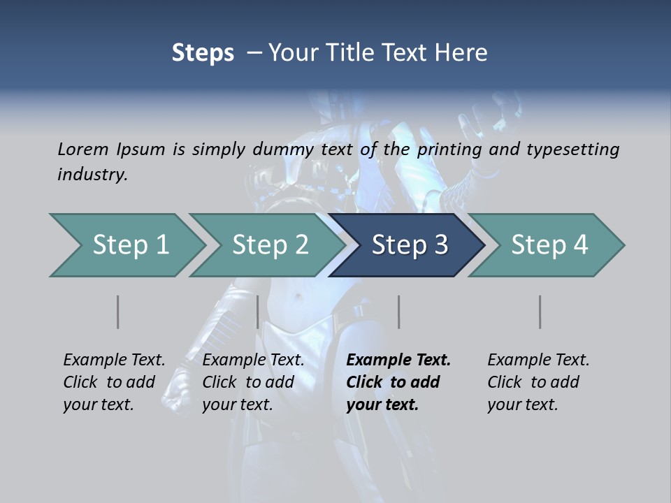 Face Beautiful Robotics PowerPoint Template