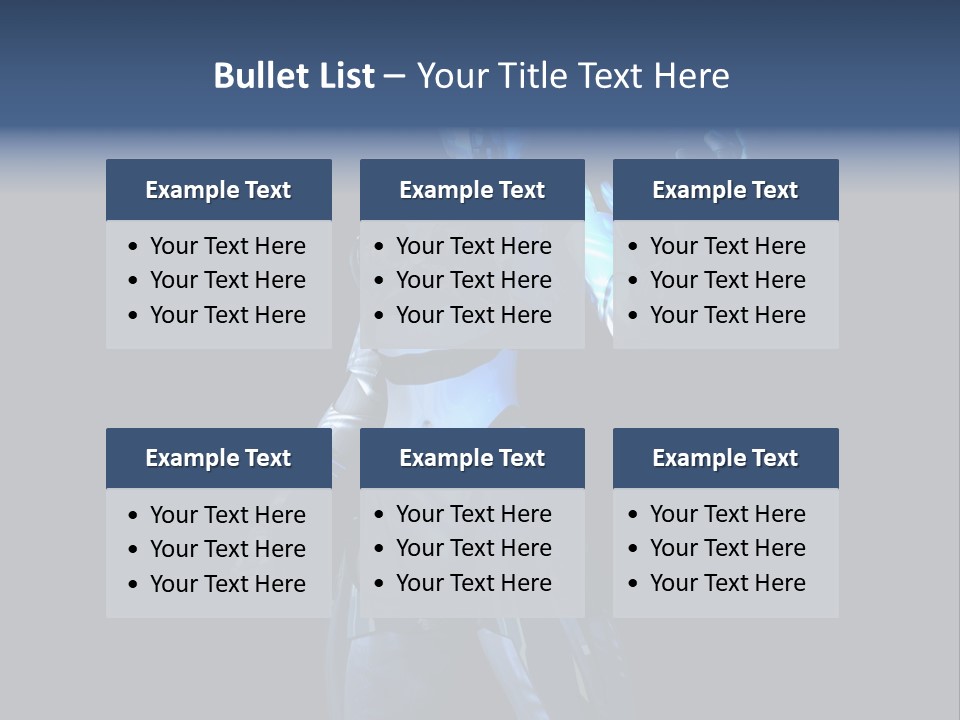 Face Beautiful Robotics PowerPoint Template
