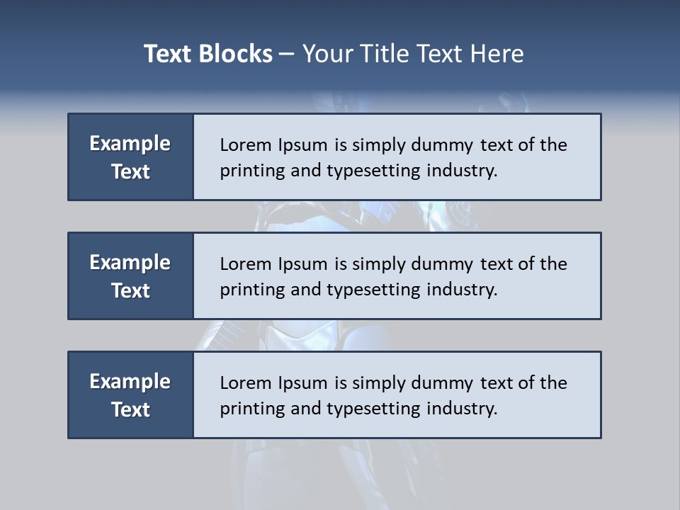 Face Beautiful Robotics PowerPoint Template