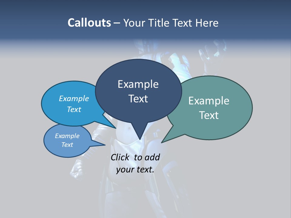 Face Beautiful Robotics PowerPoint Template