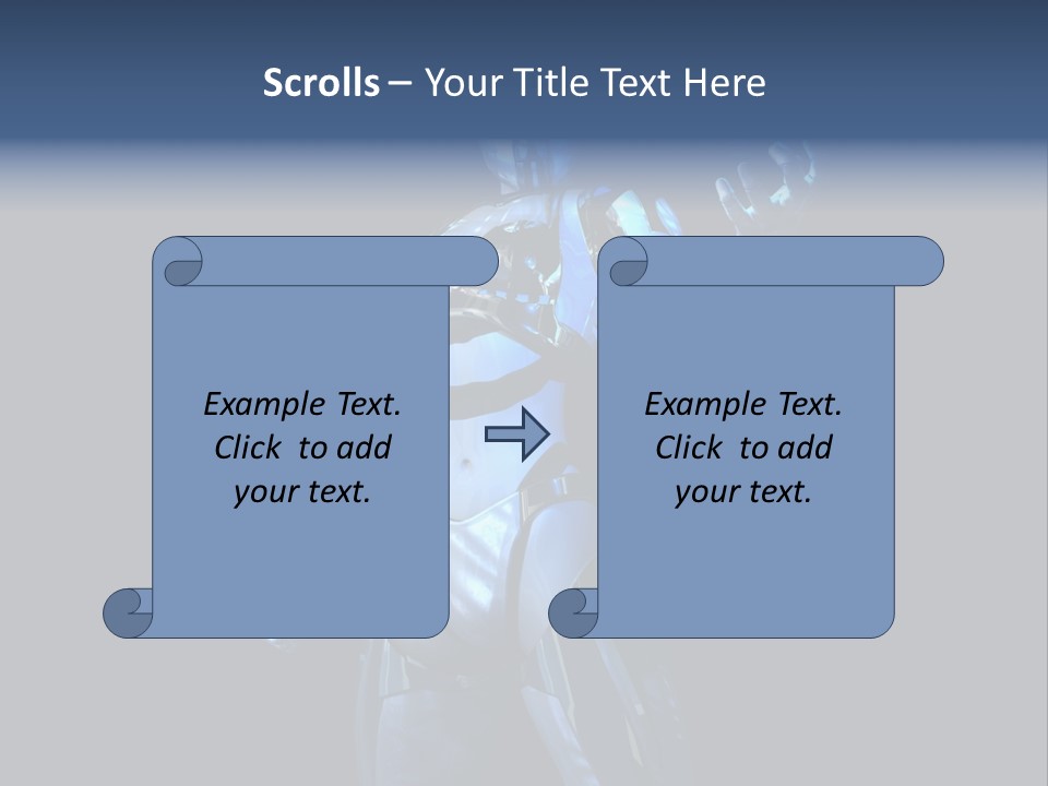Face Beautiful Robotics PowerPoint Template