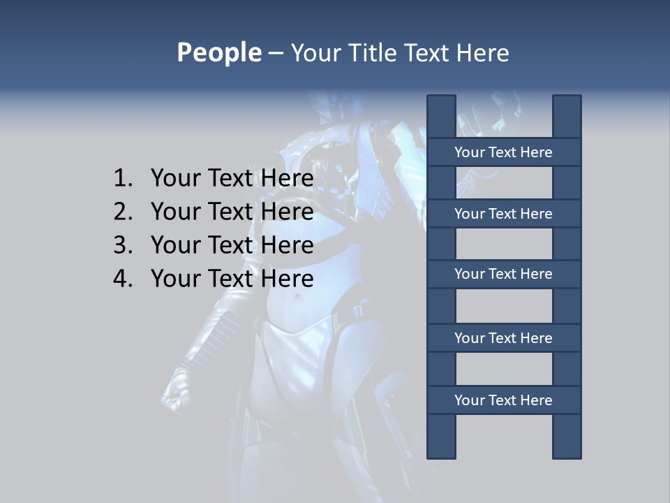 Face Beautiful Robotics PowerPoint Template