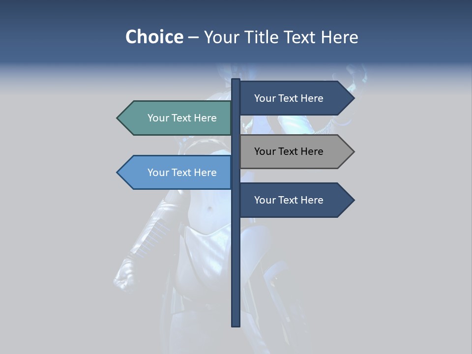 Face Beautiful Robotics PowerPoint Template