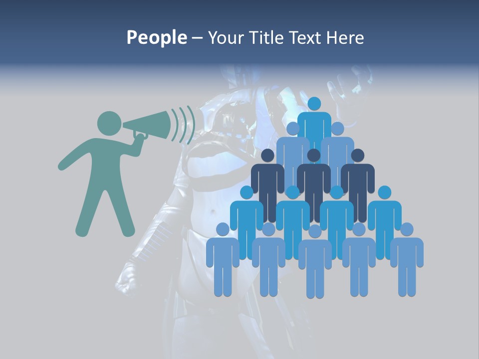 Face Beautiful Robotics PowerPoint Template