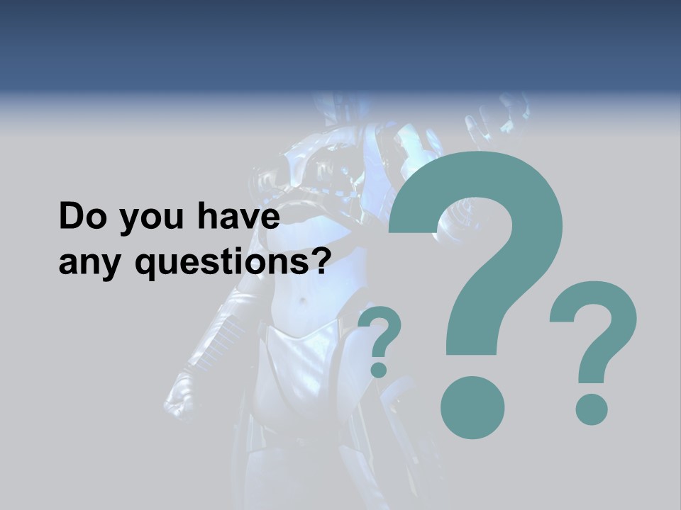 Face Beautiful Robotics PowerPoint Template