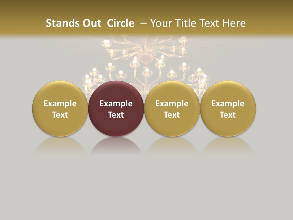 Crystal Painted Space PowerPoint Template