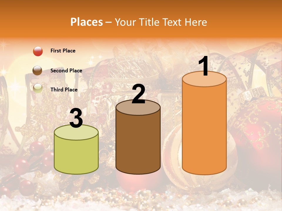 Gift New Gold PowerPoint Template