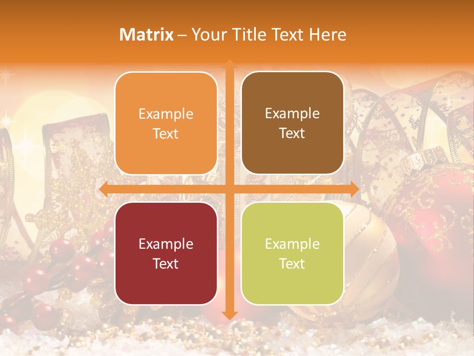 Gift New Gold PowerPoint Template