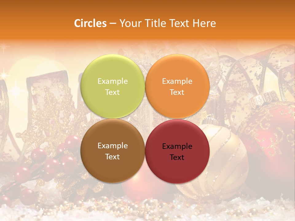 Gift New Gold PowerPoint Template