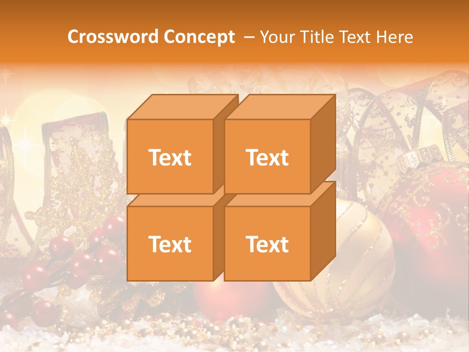 Gift New Gold PowerPoint Template