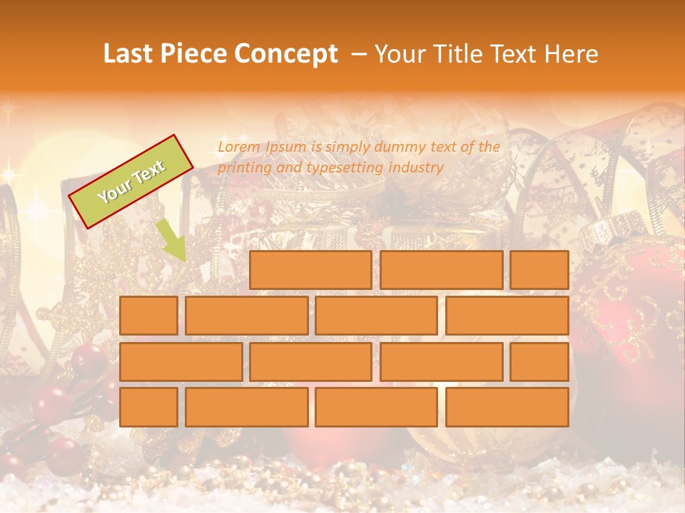 Gift New Gold PowerPoint Template