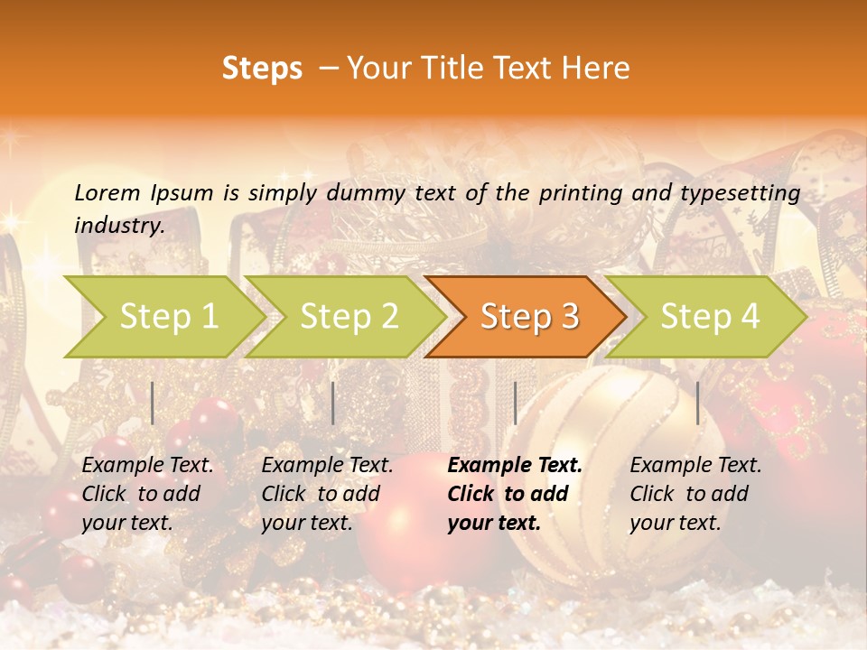 Gift New Gold PowerPoint Template