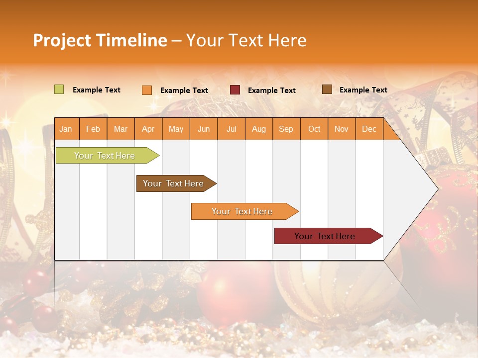 Gift New Gold PowerPoint Template