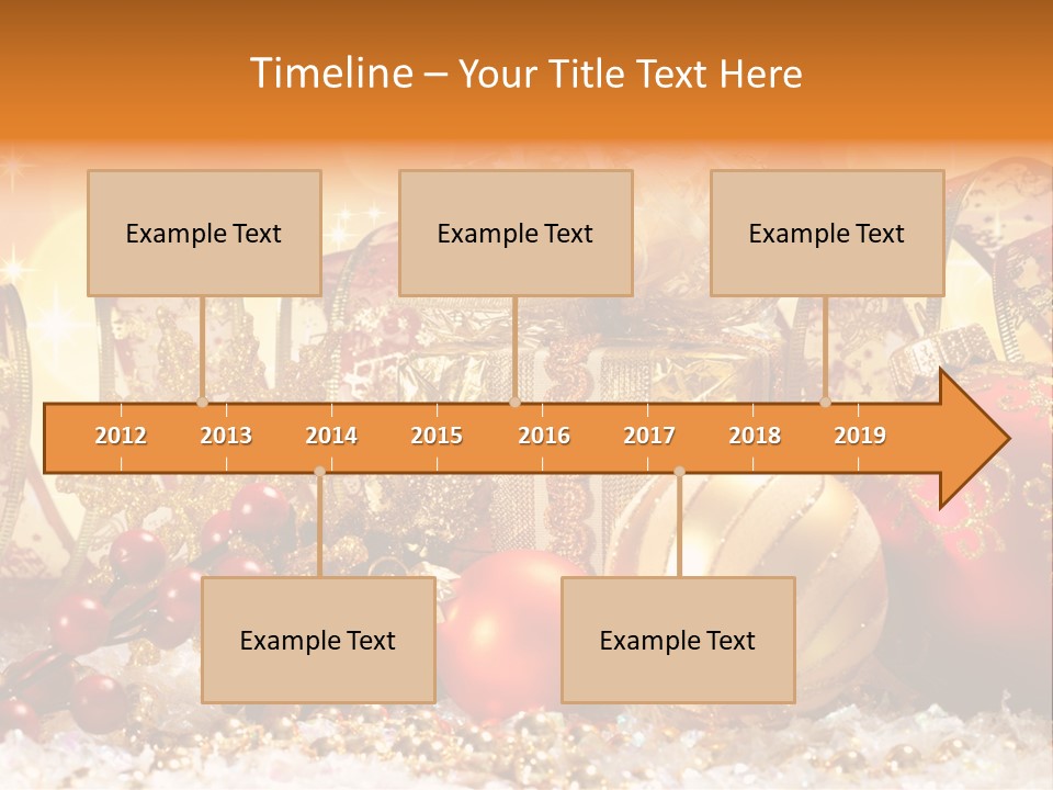 Gift New Gold PowerPoint Template
