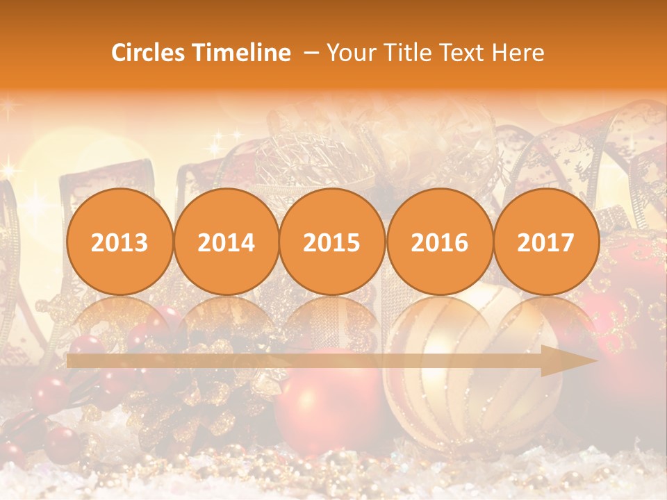 Gift New Gold PowerPoint Template