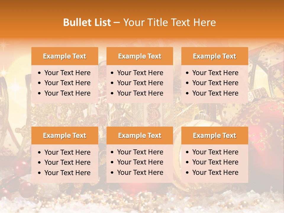 Gift New Gold PowerPoint Template