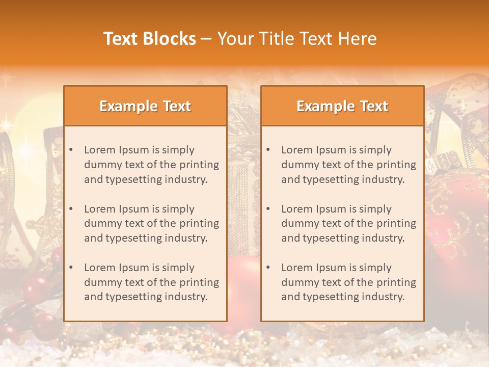 Gift New Gold PowerPoint Template