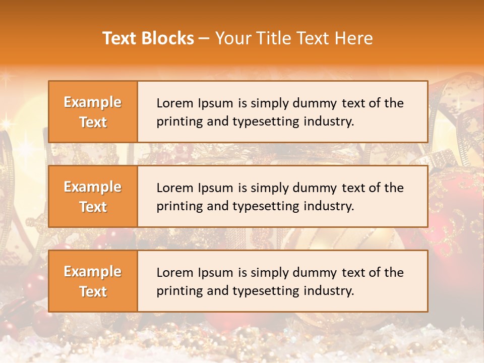 Gift New Gold PowerPoint Template