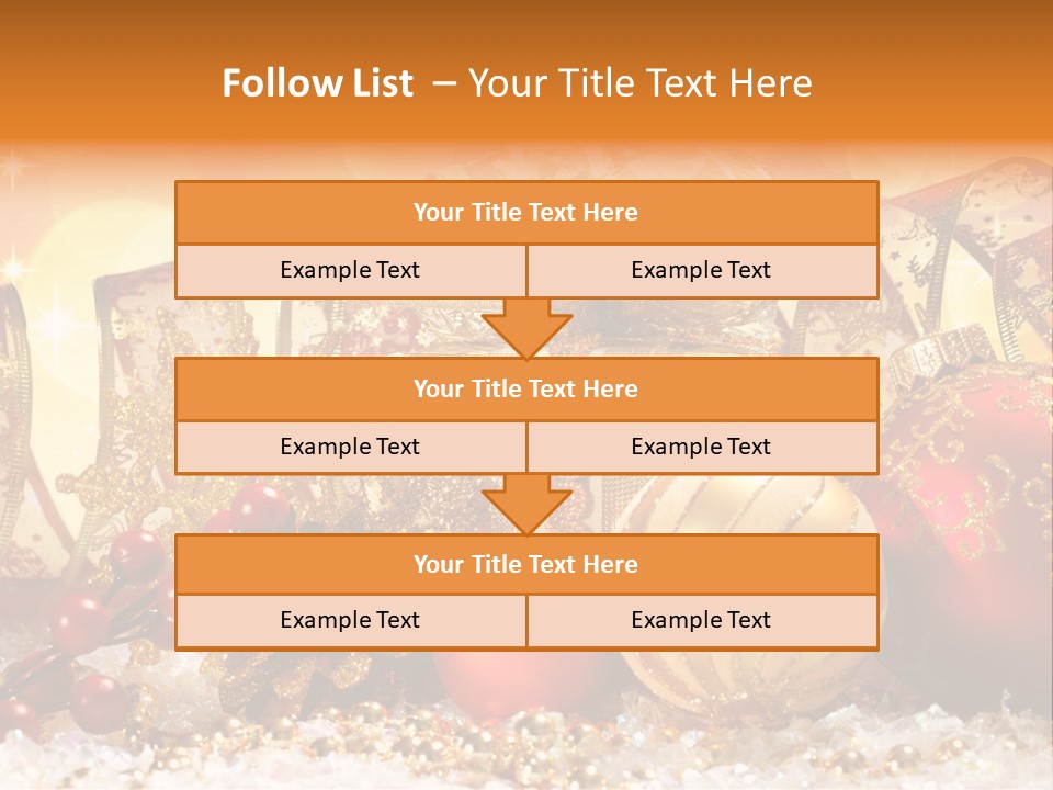 Gift New Gold PowerPoint Template