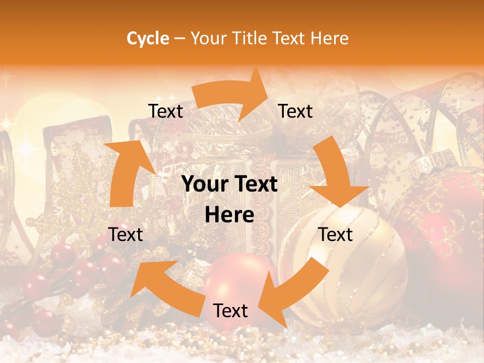Gift New Gold PowerPoint Template