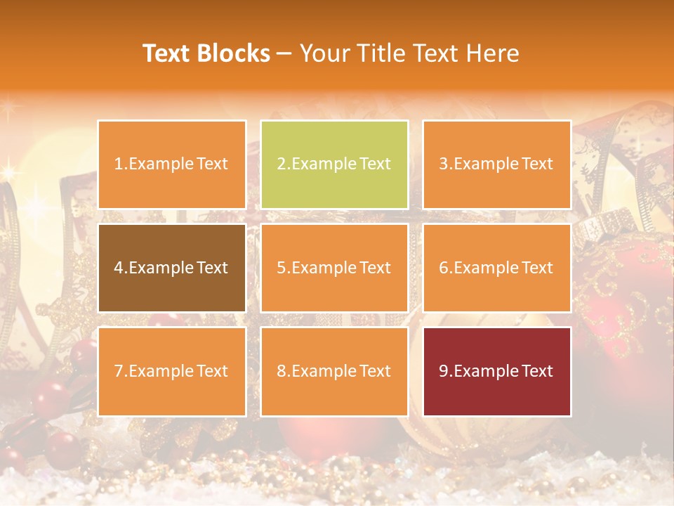 Gift New Gold PowerPoint Template