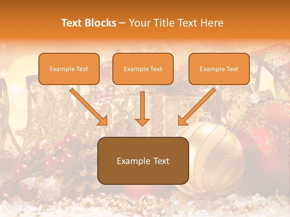 Gift New Gold PowerPoint Template