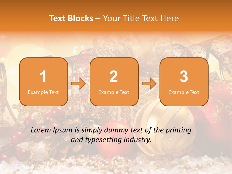 Gift New Gold PowerPoint Template