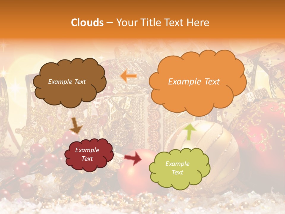 Gift New Gold PowerPoint Template