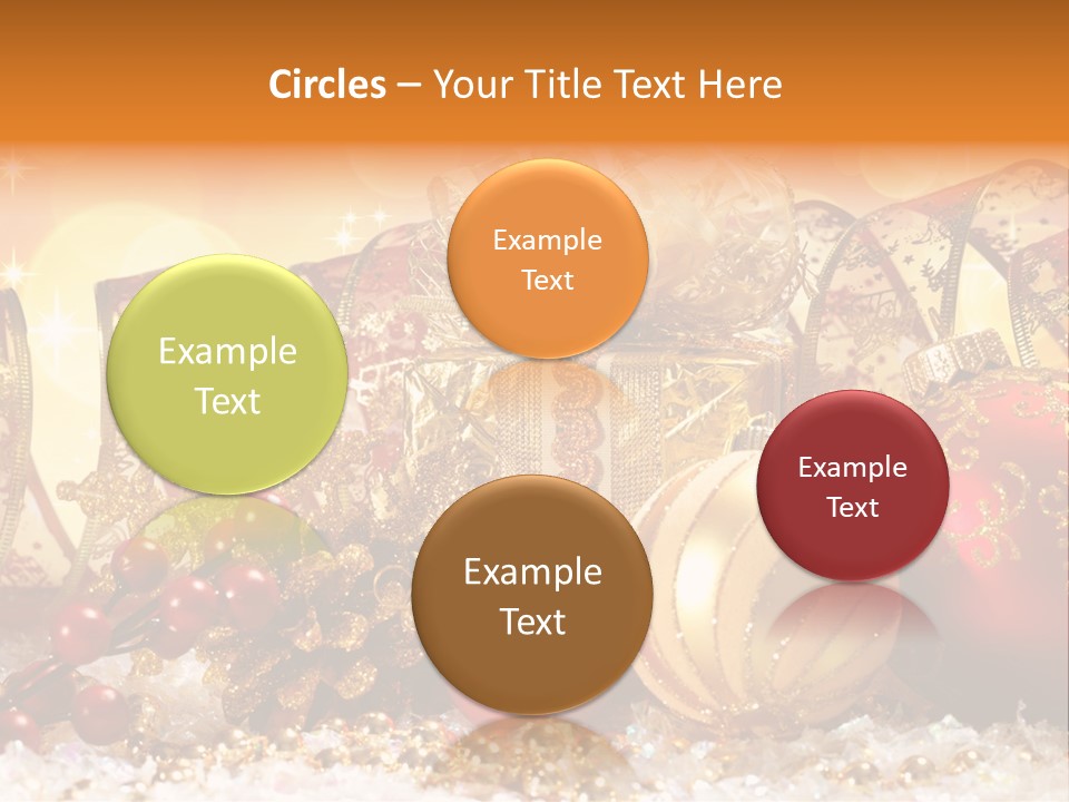 Gift New Gold PowerPoint Template