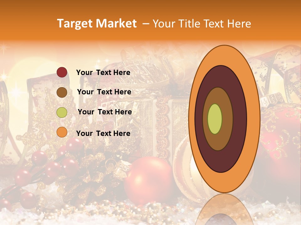 Gift New Gold PowerPoint Template
