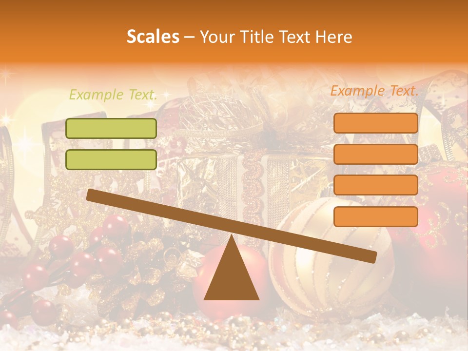 Gift New Gold PowerPoint Template