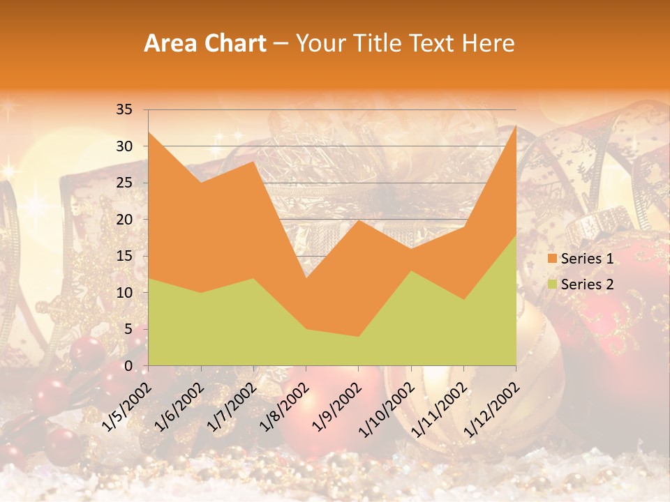 Gift New Gold PowerPoint Template