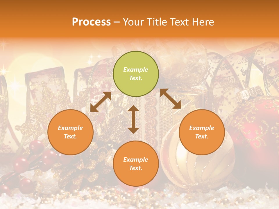 Gift New Gold PowerPoint Template