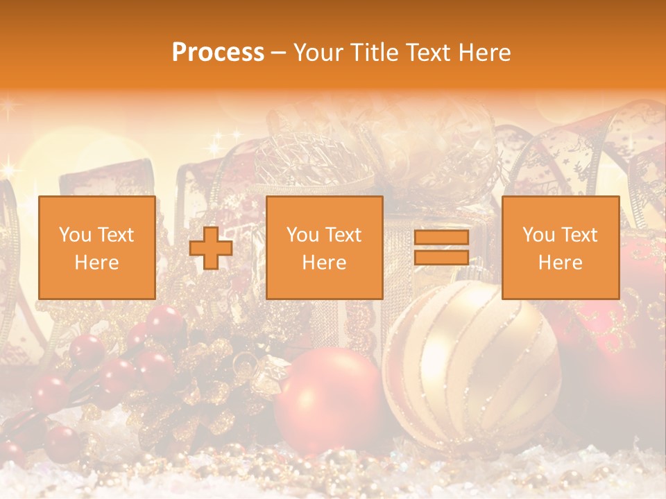 Gift New Gold PowerPoint Template