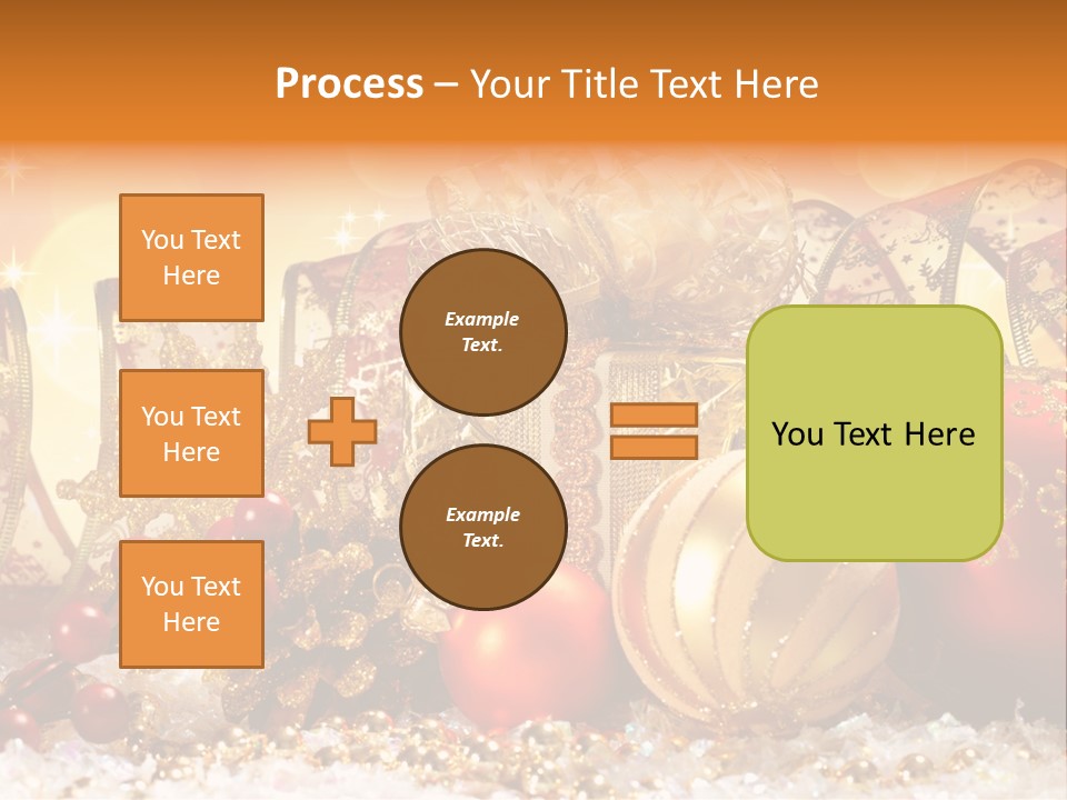 Gift New Gold PowerPoint Template