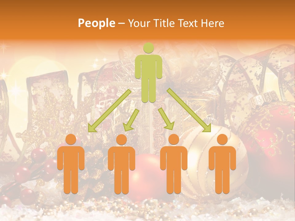 Gift New Gold PowerPoint Template