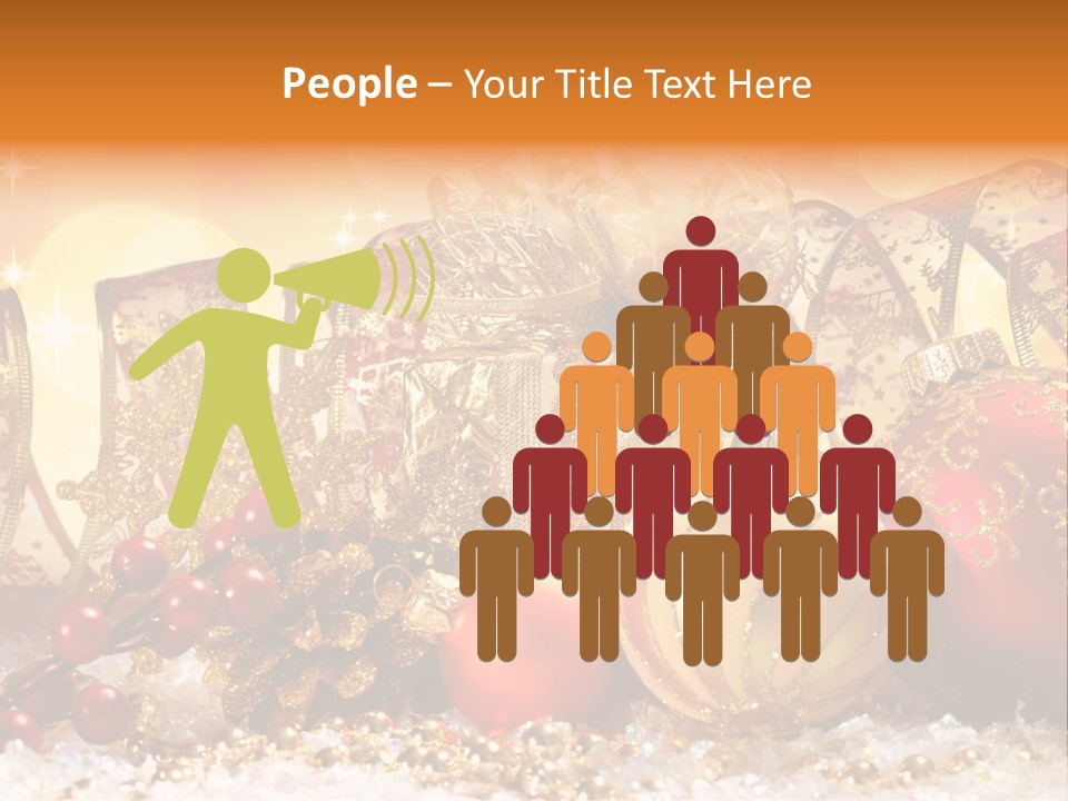 Gift New Gold PowerPoint Template