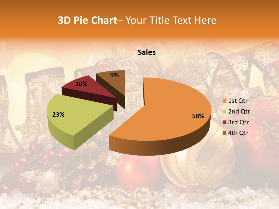 Gift New Gold PowerPoint Template