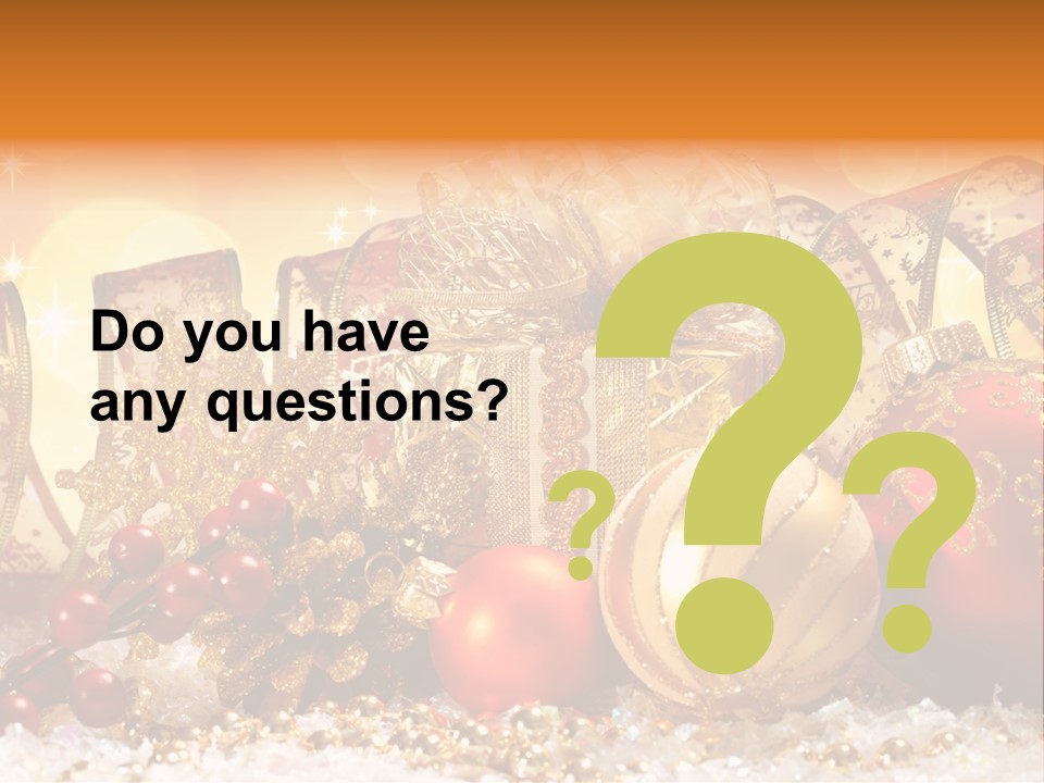 Gift New Gold PowerPoint Template