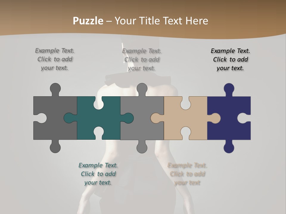 Dark People Nude PowerPoint Template