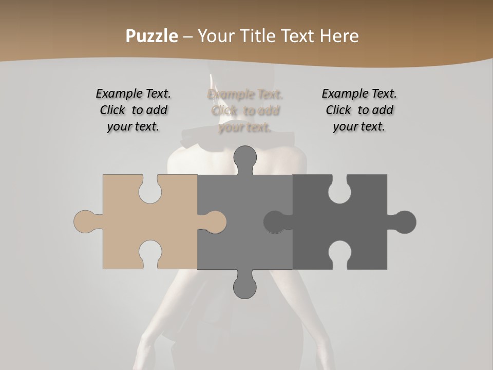 Dark People Nude PowerPoint Template