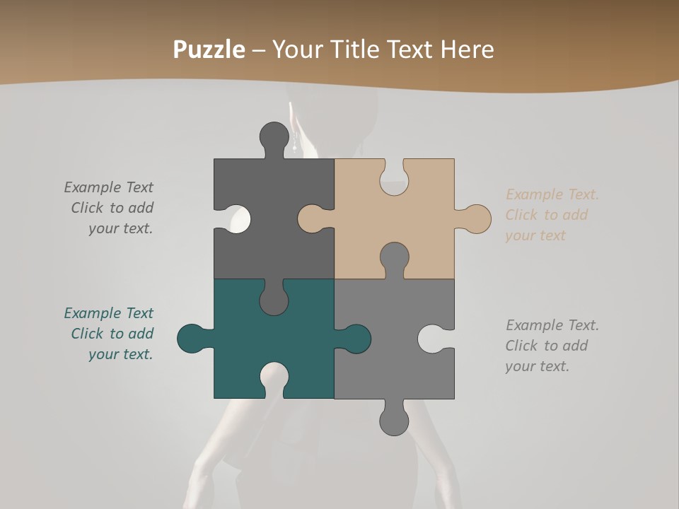 Dark People Nude PowerPoint Template