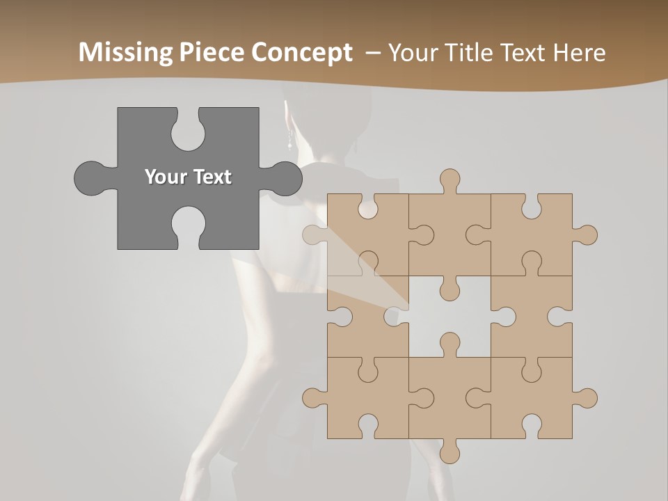 Dark People Nude PowerPoint Template