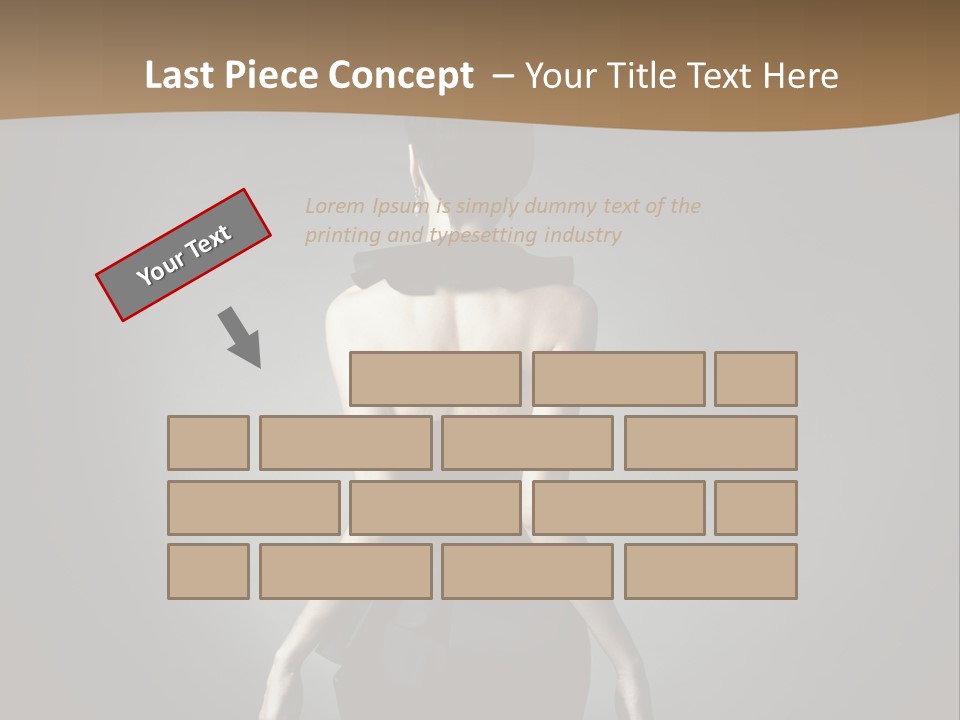 Dark People Nude PowerPoint Template