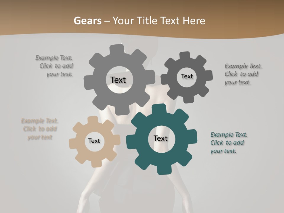 Dark People Nude PowerPoint Template