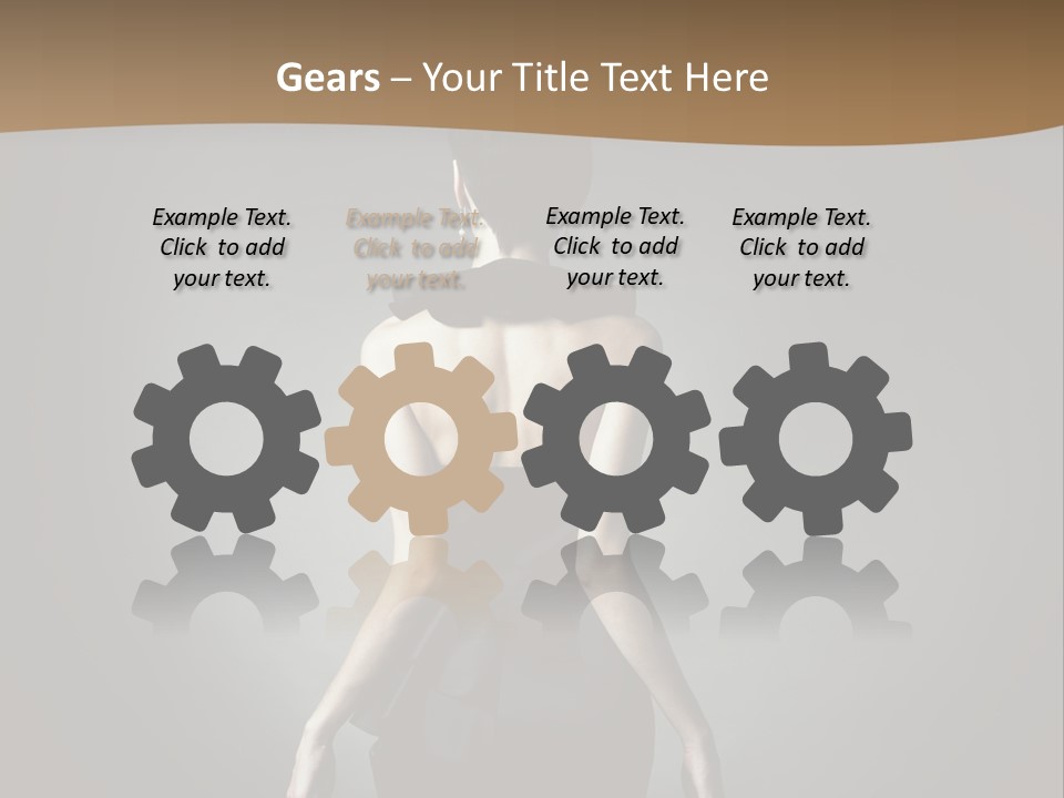 Dark People Nude PowerPoint Template